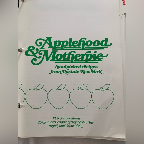 Vintage Cookbook Applehood & Motherpie Rochester Upstate NY 1983 Junior League - Picture 10 of 10